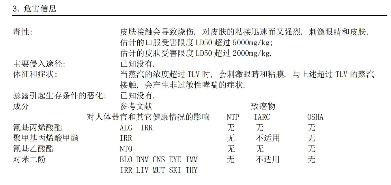 樂泰460膠水有什么危害