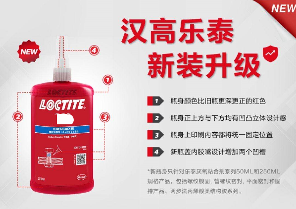 樂泰290膠水包裝升級
