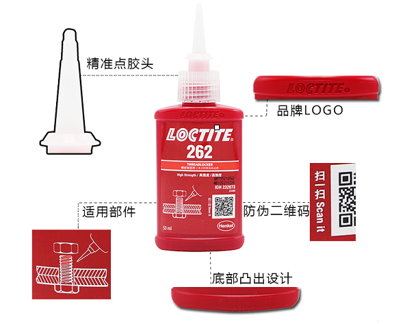 樂泰262膠水新瓶
